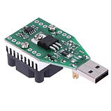 USB навантаження з охолодженням 15Вт, резистор навантаження для тестера, фото 4