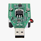 USB навантаження з охолодженням 15Вт, резистор навантаження для тестера, фото 5