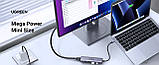 USB Hub UGREEN USB-C - HDMI+3*USB 3.0 A+PD - Перетворювач, 5-в-1, 4K HDMI, 100W PD, фото 10