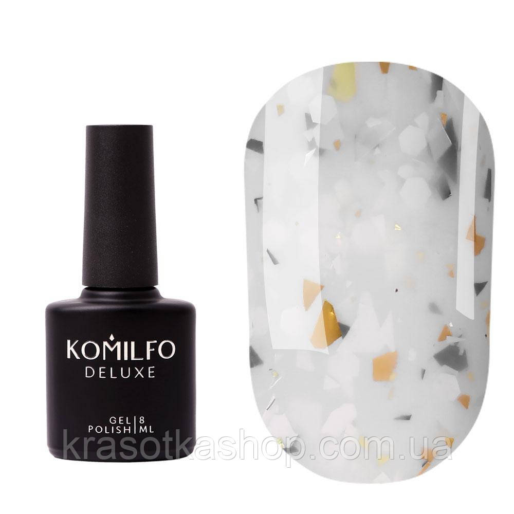 База Komilfo Glassy Base GB003 (молочний з пластівцями), 8 мл, фото 1