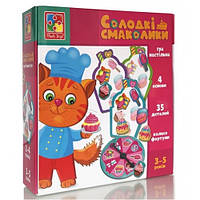 Игра настольная Мини-развивашка 1804-42 Сладкие вкусности (укр) ТМ Vladi Toys