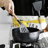 Набір силіконових кухонних приналежностей 11 елементів + підставка Ruhhy 21804 чорний Польща, фото 7