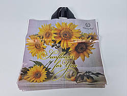 Пакет із петльовою ручкою (38 *34) "Подсонухи у вазі" Репако (25 шт.)