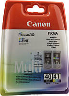 Картридж Canon PG-40/CL-41 Multi Pack (0615B043) для PIXMA iP-1600/2200/MP-150 кол. 180 стор@5% (A4)