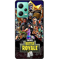 Силіконовий чохол бампер для Xiaomi Redmi Note 12 5G з малюнком Фортнайт Fortnite