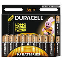 Батарейки AA Duracell Long Lasting Power LR06 MN1500 (art.5002770), 1.5V по 18 шт. в упаковці