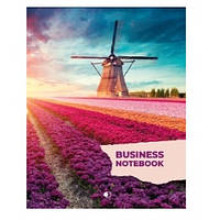 Канцелярская книга А4 Business notebook-1 96 л обклад-м какая клетка Мельница ТМ АртПринт (1)