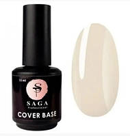 Камуфляжна база SAGA Cover Base Elastic №01 (молочний теплий), 15 мл