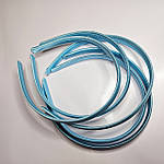 Обруч обтягнутий 1,5 см голубий, фото 2