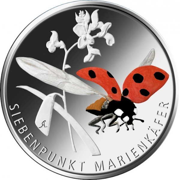 Монета Німеччини 5 євро 2023 р. Семиточкова корівка, фото 1