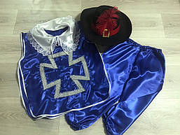 Дитячий карнавальний святковий костюм МУШКЕТЕР на хлопчика