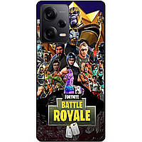 Силіконовий чохол бампер для Xiaomi Redmi Note 12 Pro 5G з малюнком Фортнайт Fortnite