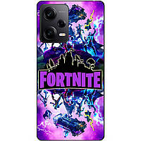 Силіконовий чохол бампер для Xiaomi Redmi Note 12 Pro 5G з малюнком Fortnite Marvel Фортнайт Марвел