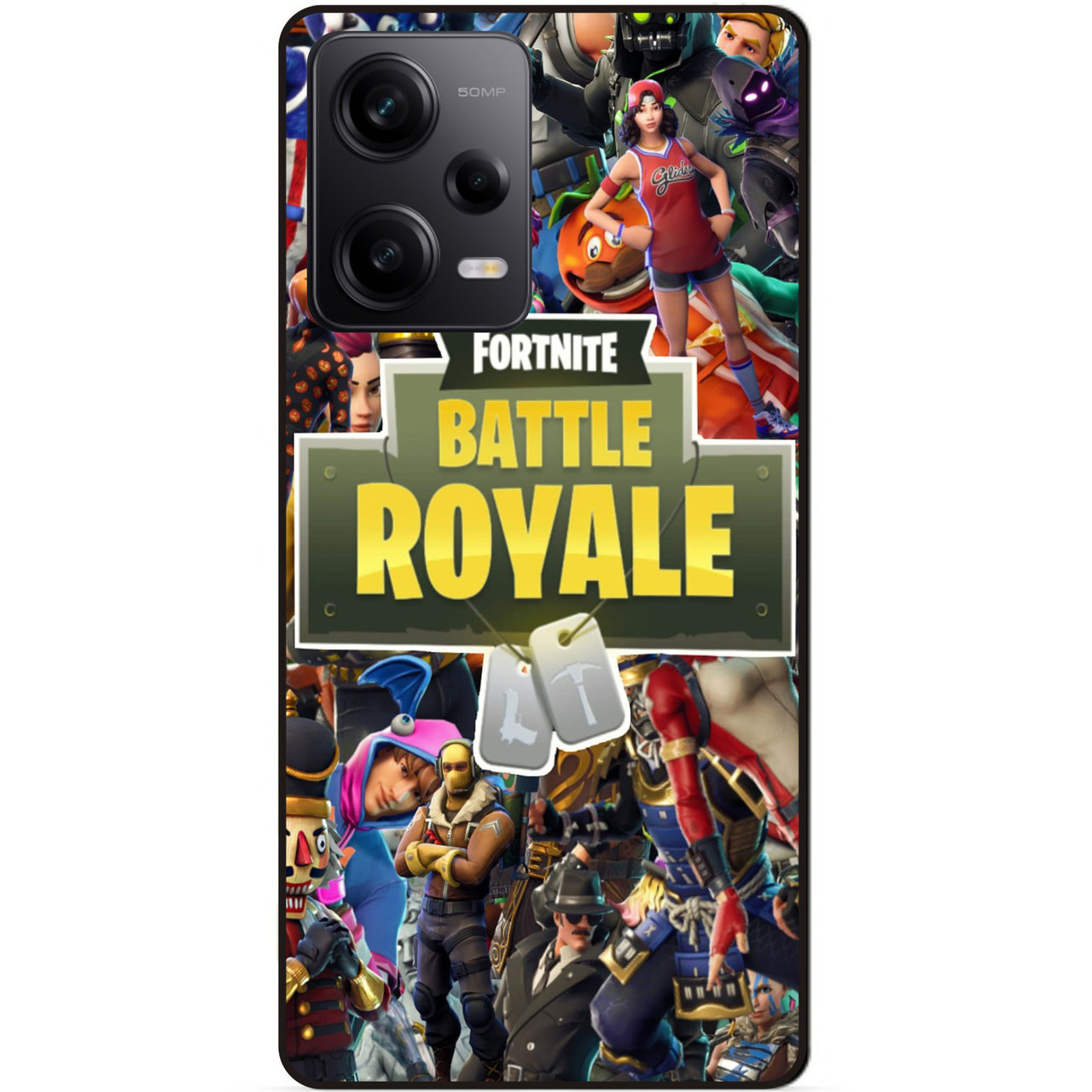 Силіконовий чохол бампер для Xiaomi Redmi Note 12 Pro 5G гра Fortnite Фортнайт