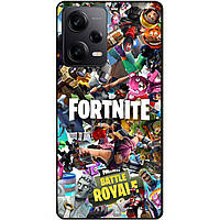 Силіконовий чохол бампер для Xiaomi Redmi Note 12 Pro 5G з картинкою Fortnite Фортнайт