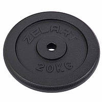 Млинці (диски) для штанги сталеві d-30 мм Zelart TA-7785-20 (1 шт х 20 кг)