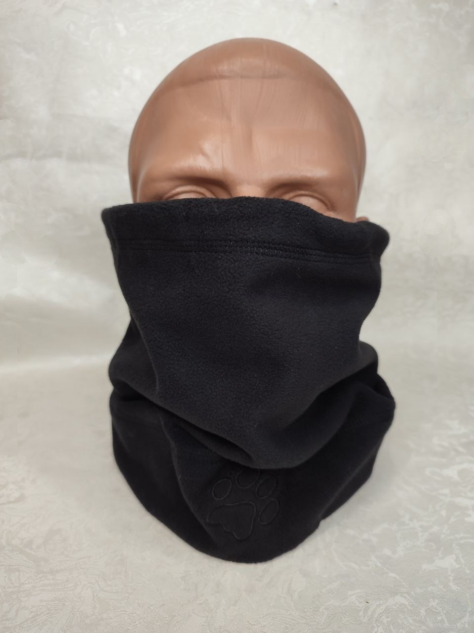 Зимовий флісовий непродувний баф Jack Wolfskin, горловик на шию (Windstopper)