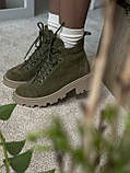 Замшеві зимові черевики, фото 3