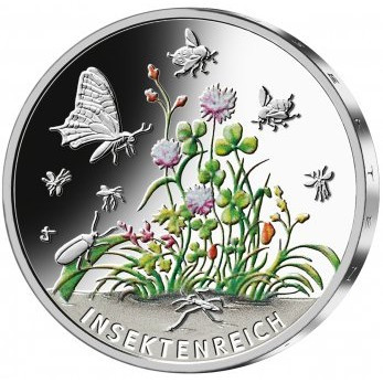 Монета Німеччини 5 євро 2022 р. 350 комах, фото 1