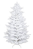 Искусственная елка белого цвета пушистая Снежная литая высота 2.7м
