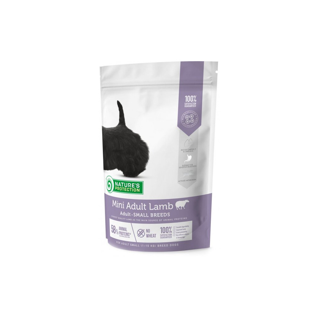 Сухий Корм Для Собак Nature's Protection Mini Adult Lamb Small Breeds 500 Г
