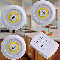 Набір світильників з пультом дистанційним керуванням 3 шт LED light with Remote Control set