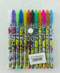 Набір гелевих ручок 12 кольорів "Смайл" 69133