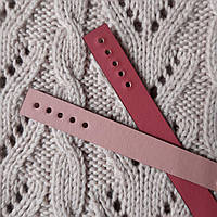 Ручки для сумки "Корал/Рожевий"