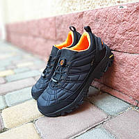 Мужские зимние кроссовки Merrell Moc 2 Black Orange термо/флис еврозима-осень