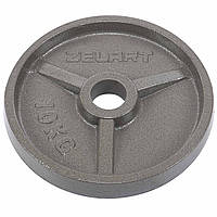 Блины (диски) для штанги стальные серые d-52 мм Zelart TA-7792-10 (1 шт х 10 кг)