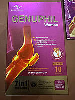 Genuphil Woman (Дженуфил). Пищевая добавка с кальцием и витамином D3. 7 в 1. 10 пакетиков