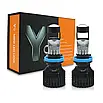 Комплект світлодіодних лінз HeadLight Y9D BI-LED H11 25W mini, фото 2