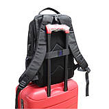 Класичний дорожній рюкзак для ноутбука до 15,6" Arctic Hunter чорний, фото 8