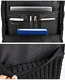 Класичний дорожній рюкзак для ноутбука до 15,6" Arctic Hunter чорний, фото 9