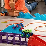 Magic Trix Trux модель XL 110 траса Монстр трак, Автотрек з машинками, Гнучка траса, фото 8