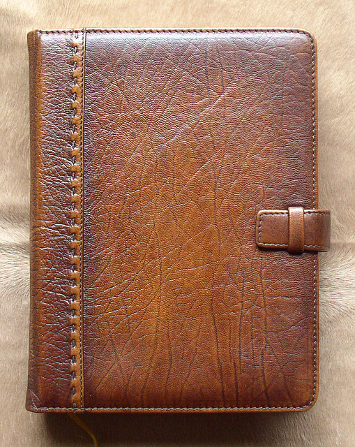 Шкіряний блокнот "Шарм" коричневий, фото 1