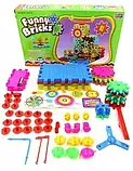 3D конструктор Funny Bricks для дітей, розвиваючий пластмасовий конструктор Фанні Брікс, фото 2