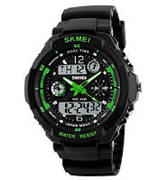 Детские спортивные часы Skmei 1060 s-shock зеленые