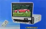 Автомагнітола 1DIN DA-7001 з висувним екраном, Автомобільна магнітола + пульт керування, фото 2
