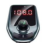 FM модулятор D5, Автомобільний трансмітер, FM-передавач для авто Bluetooth, фото 4