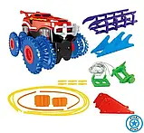 Монстр трек Trix Trux 1932 (1 машинка), Автотрек з машинками, Гнучка траса, фото 6