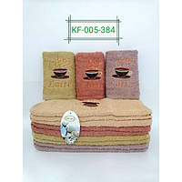 Набор кухонных махровых полотенец 25x50см, 20 штук в упаковке,27959