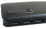 Power Bank 20000 mAh Чорний 3 USB з екраном | Повер банк | Портативний зарядний пристрій, фото 5