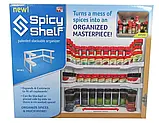 Полиця-органайзер для спецій Spicy Shelf, Багатофункціональний органайзер-полиця для спецій і банок, фото 6