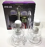 Набір для олії, оцту, перцю і солі Spice Jar. O.V.S.P. Stack Dispenser Set, фото 3