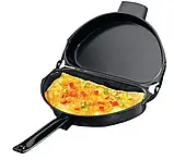 Подвійна сковорода для омлету Folding Omelette Pan, Омлетниця з антипригарним покриттям, фото 8