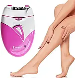 Епілятор SH-7803, Машинка для видалення волосся, Універсальний епілятор на акумуляторі, фото 6