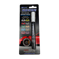 Маркер водостійкий для коліс, гуми білого кольору