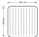 Надувний матрац Classic Downy Airbed Fiber-Tech, 183х203х25см Dura-Beam Standard 64755, фото 4