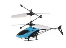 Літає вертоліт Induction aircraft з сенсорним управлінням 8088 BLUE | Інтерактивна літаюча іграшка, фото 3